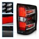 Chevy Silverado 1500 2014-2018 Black LED Tail Lights