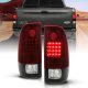 Ford F550 Super Duty 1999-2007 Tinted LED Tail Lights