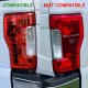 Ford F450 Super Duty 2017-2019 Black Full LED Tail Lights