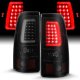 GMC Sierra 2500 1999-2004 Black Smoked LED Tail Lights Tube