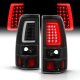 GMC Sierra 2500 1999-2004 Black LED Tail Lights Tube