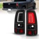 GMC Sierra 2500 1999-2004 Black LED Tail Lights Tube