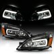 Honda Accord 2003-2007 Black Headlights LED DRL