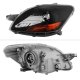 Toyota Yaris 2006-2012 Black Headlights