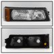 Chevy Avalanche 2003-2005 Black Projector Headlights