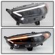 Ford Fusion 2013-2016 Black Projector Headlights LED DRL Signals