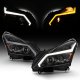 Infiniti G25 2011-2012 Black Projector Headlights LED DRL Signals