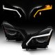 Infiniti G37 Sedan 2010-2013 Black Smoked Projector Headlights LED DRL Signals