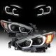 Mazda 6 2014-2017 Black LED DRL Projector Headlights
