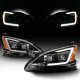 Nissan Sentra 2013-2015 Black Projector Headlights LED DRL