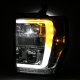 Ford F550 Super Duty 2008-2010 Low Beam LED Projector Headlights DRL Switchback Signals