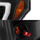 Ford F250 Super Duty 2011-2016 Black LED Low Beam Projector Headlights DRL