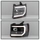 GMC Sierra Denali 2008-2013 Black Out LED DRL Projector Headlights