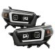 Toyota 4Runner 2010-2013 Black Projector Headlights LED DRL