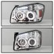 Dodge Magnum 2005-2007 Clear Halo Projector Headlights with LED