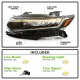 Honda Accord 2018-2020 Black LED Headlights DRL Signals