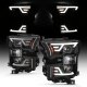 Ford F150 2015-2017 Black DRL HalogenProjector Headlights