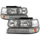 Chevy Tahoe 2000-2006 Headlights LED Bumper Lights