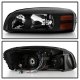 Chevy Uplander 2005-2009 Black Headlights