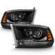 Dodge Ram 2013-2018 Black Projector Headlights LED DRL for Premium