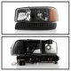 GMC Sierra 2500 1999-2004 Black Headlights LED Bumper Lights