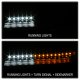 GMC Yukon 2000-2006 Black Headlights LED Bumper Lights