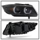 BMW 3 Series Sedan 2006-2008 Black Halo Projector Headlights