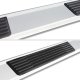 Chevy Silverado 2500HD Crew Cab 2020-2024 White Running Boards 6 Inches