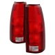 Cadillac Escalade 1999-2000 Red Clear Tail Lights