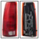 Cadillac Escalade 1999-2000 Red Clear Tail Lights