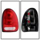 Dodge Caravan 1996-2000 Red Clear Tail Lights