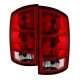 Dodge Ram 1500 2002-2006 Red Clear Tail Lights
