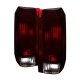 Ford F250 1989-1996 Red Smoked Tail Lights