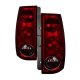 GMC Yukon XL Denali 2007-2014 Red Smoked Tail Lights