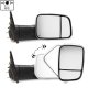 Dodge Ram 3500 2019-2022 Towing Mirrors Chrome Power Heated Smoked LED Lights