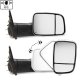 Dodge Ram 2500 2019-2022 Chrome Power Folding Towing Mirrors LED Lights
