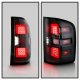 Chevy Silverado 2007-2013 Black LED Tail Lights