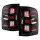 Chevy Silverado 2500HD 2007-2014 Black LED Tail Lights