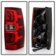 GMC Yukon 2007-2014 Red Clear Tail Lights