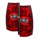 GMC Yukon XL 2007-2014 Red Clear Tail Lights