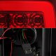 Chevy Silverado 2500HD 2007-2014 Red Clear LED Tail Lights