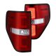 Ford F150 2009-2014 Red Clear LED Tail Lights