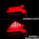 Ford Focus Hatchback 2015-2017 Red Clear LED Tail Lights