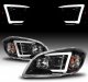 Pontiac G5 2007-2009 Black Projector Headlights LED DRL A2