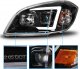 Pontiac G5 2007-2009 Black Projector Headlights LED DRL A2