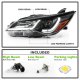 Toyota Camry 2015-2017 Black LED DRL Projector Headlights S1