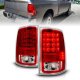 Dodge Ram 3500 2013-2018 Sport LED Tail Lights Chrome Trim