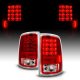 Dodge Ram 3500 2013-2018 Sport LED Tail Lights Chrome Trim