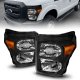 Ford F250 Super Duty 2011-2016 Headlights Black Chrome