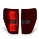 Ford F150 2009-2014 Red Smoked LED Tail Lights